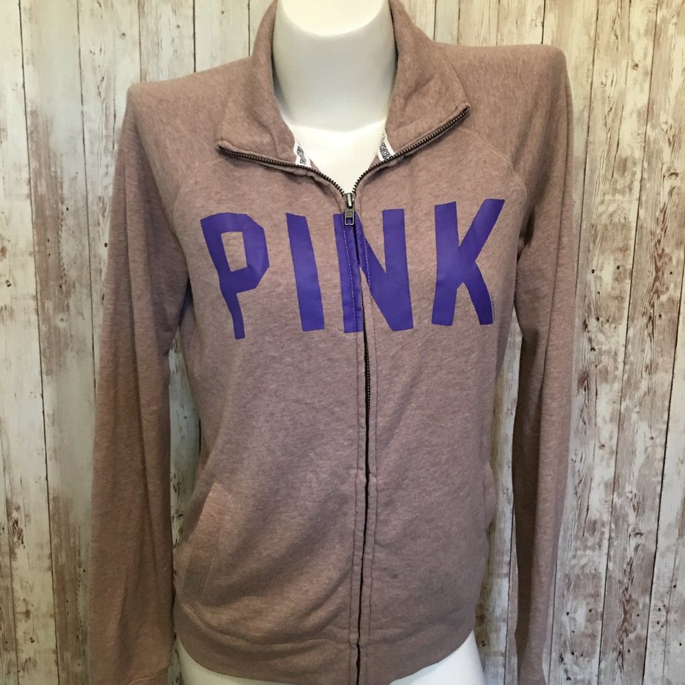 EUC Victoria’s Secret PINK Sweatshirt Jacket S